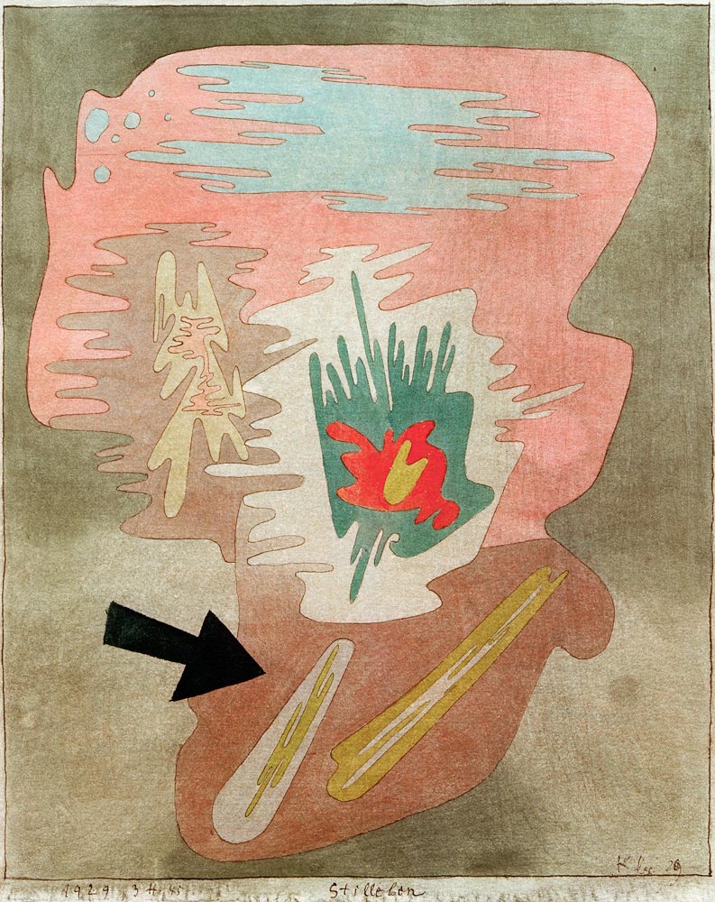 Stilleben, 1929, 345 (3 H 45). von Paul Klee