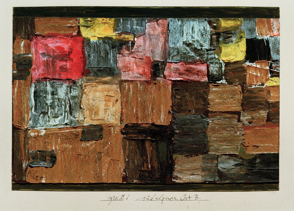 Suedalpiner Ort B. von Paul Klee