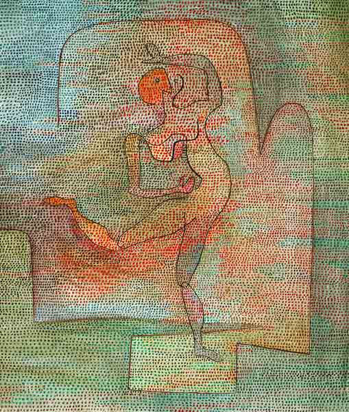 Taenzerin, von Paul Klee