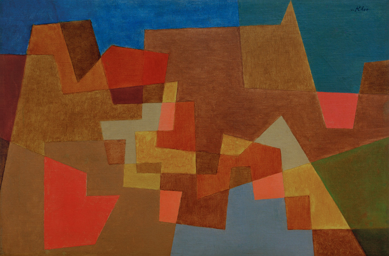 Ueberbrueckung, 1935. von Paul Klee
