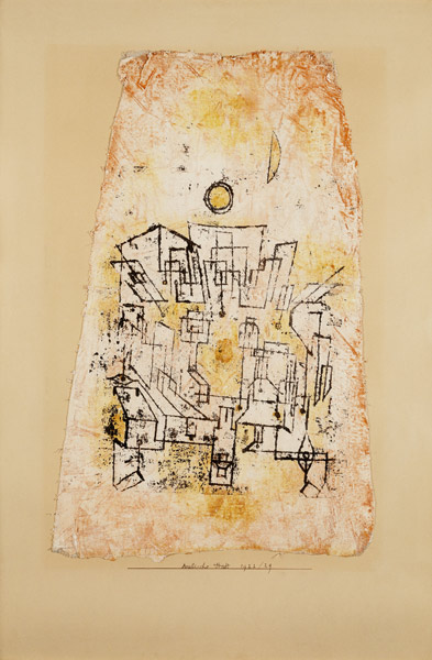 Arabische Stadt von Paul Klee