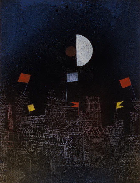 Beflaggte Stadt von Paul Klee