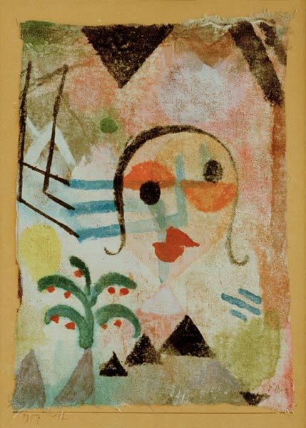 Bildnis einer Rothaarigen, 1917.112. von Paul Klee