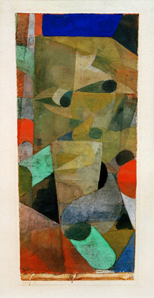Blick des Daemons, 1917, 1. von Paul Klee