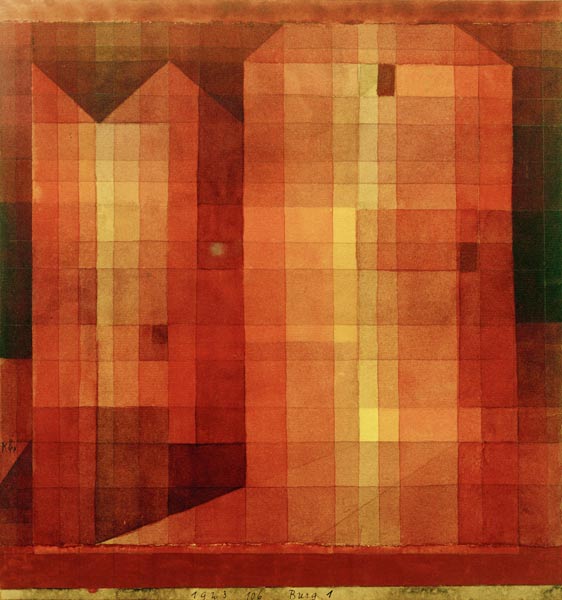 Burg 1, 1923.106 von Paul Klee
