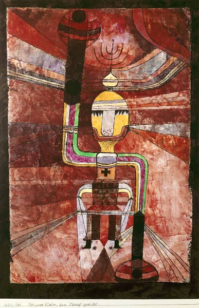 Der grosse Kaiser, zum Kampf geruestet von Paul Klee