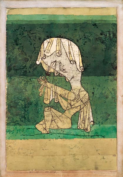 Die Heilige, 1921. von Paul Klee