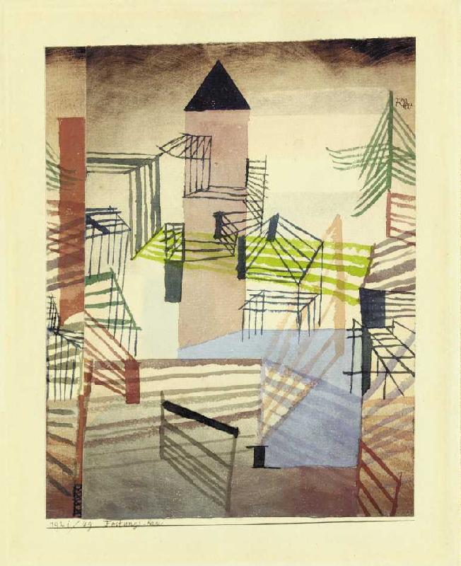 Festungsbau von Paul Klee