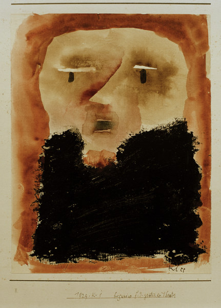 Figurine fuer das groteske Theater, von Paul Klee
