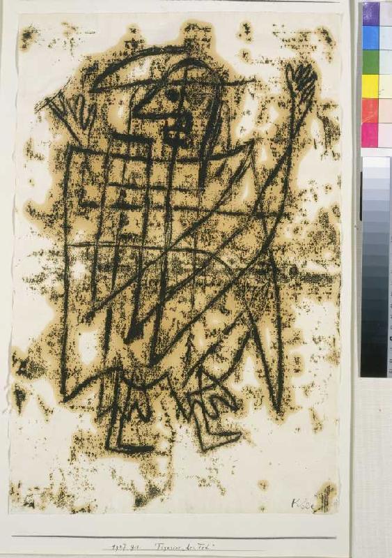 Figurine Der Tod. von Paul Klee
