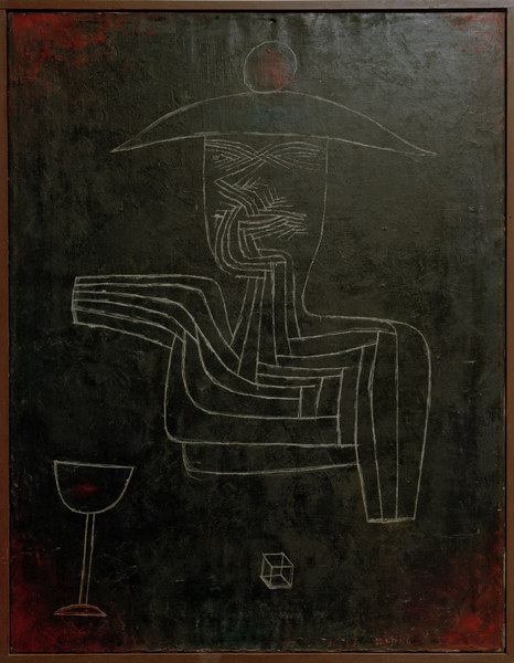 Geist bei Wein und Spiel, 1927, von Paul Klee