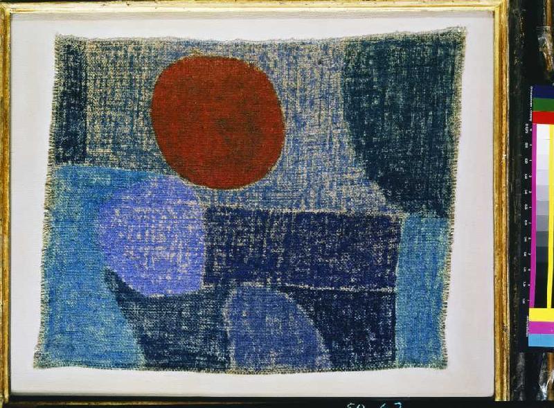 Noch heiss und fremd einher von Paul Klee