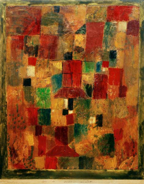 Herbstsonniger Ort, 1921.180 von Paul Klee
