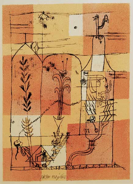 Hoffmanneske Scene, 1921, 123. von Paul Klee