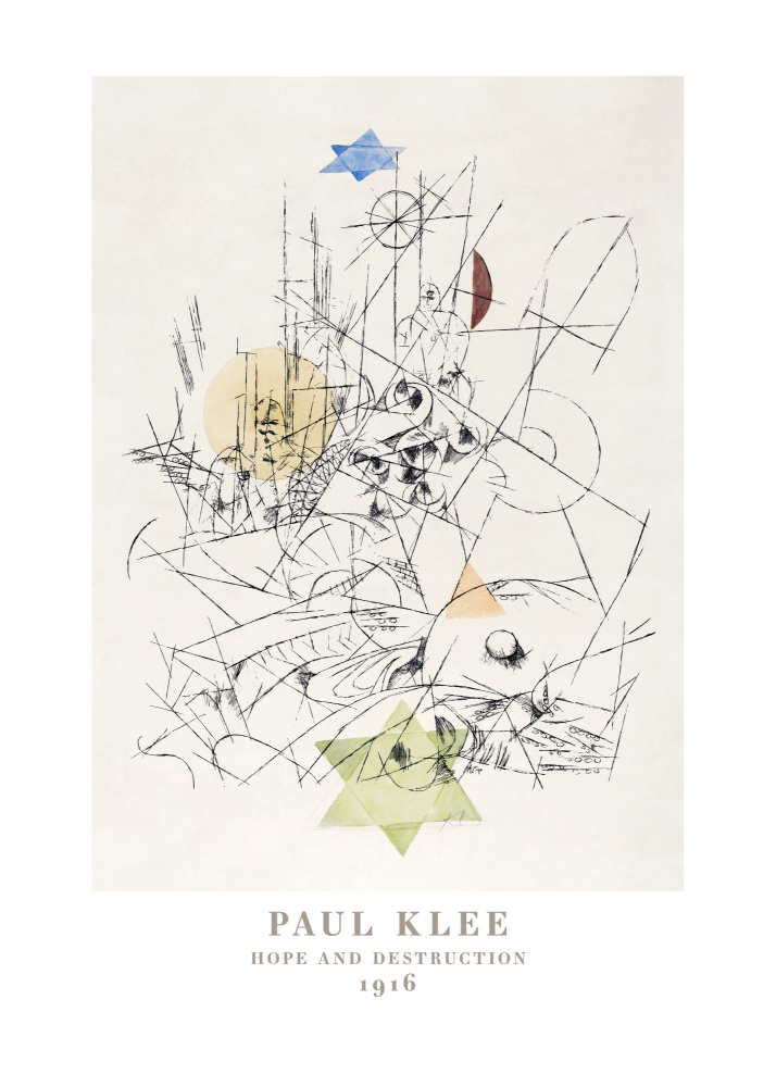 Hoffnung und Zerstörung 1916 von Paul Klee