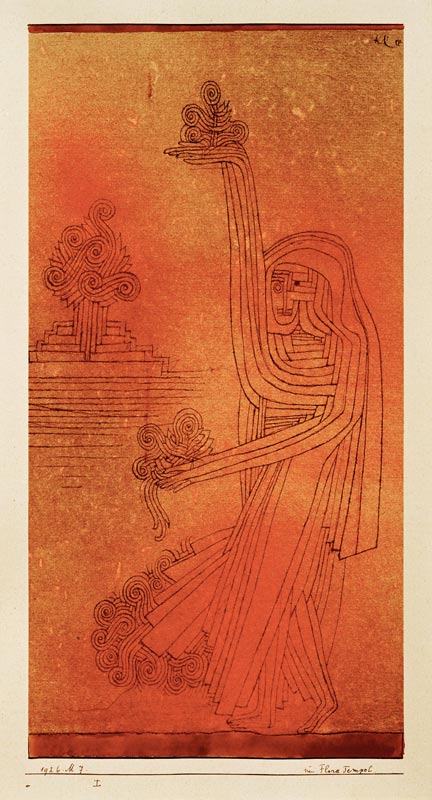 im Flora Tempel, 1926, 37 (M7). von Paul Klee