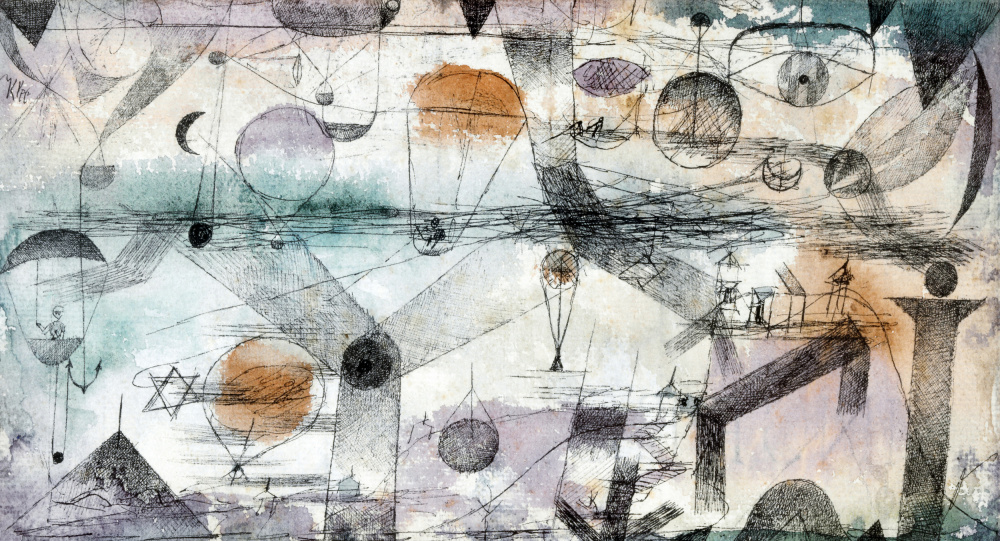 Im Reich der Luft 1917 von Paul Klee