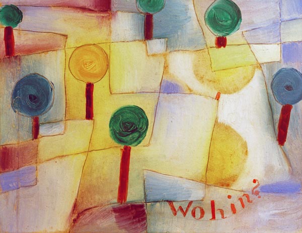 Wohin?, 1920, 126. von Paul Klee