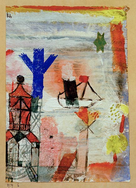Kleiner Dampfer, 1919. von Paul Klee