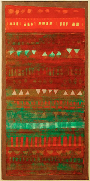 Kleinglieder in Lagen, 1928, 81 (R 1). von Paul Klee