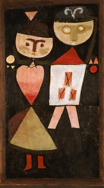 Kostümiertes Paar von Paul Klee