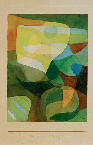 Lichtbreitung I, 1929, 242 (Y 2). von Paul Klee