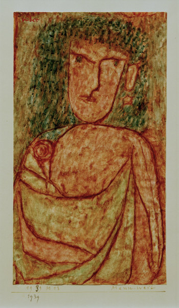 Mann-weib (aus einem verschollenen von Paul Klee