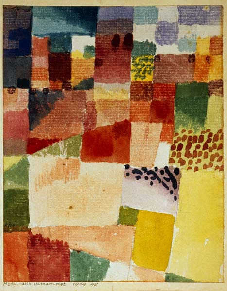 Motiv aus Hamammet, 1914. von Paul Klee