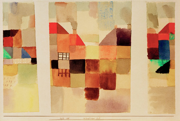 Noerdlicher Ort, 1923, 140. von Paul Klee