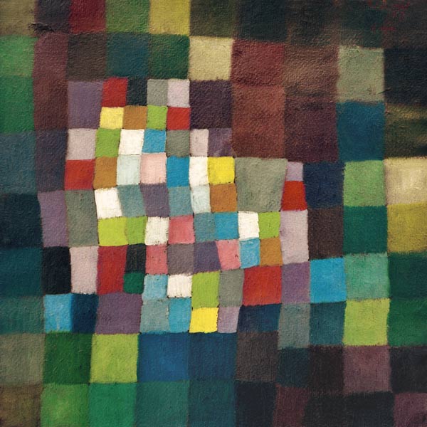 Abstract mit Bezug auf einen von Paul Klee