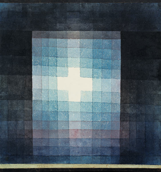 Christliches Grabmal - Kreuzbild von Paul Klee