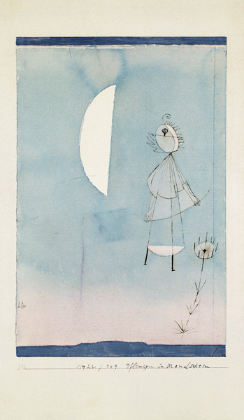 Plants in the Moonlight von Paul Klee