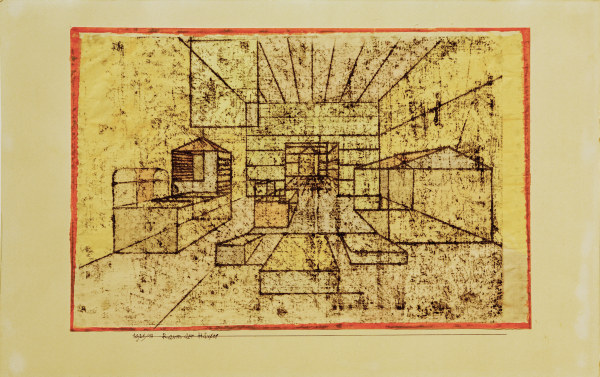 Raum der Haeuser von Paul Klee