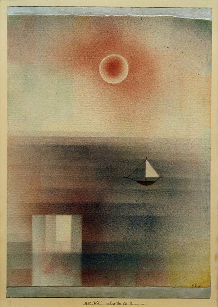 Ruhige See bei Z..., 1925.221 (Wj) von Paul Klee