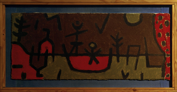 Teich im Park, 1938, von Paul Klee