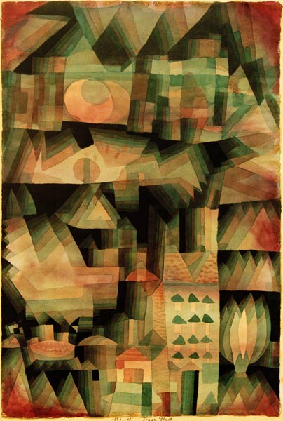 Traum-Stadt, 1921.106 von Paul Klee