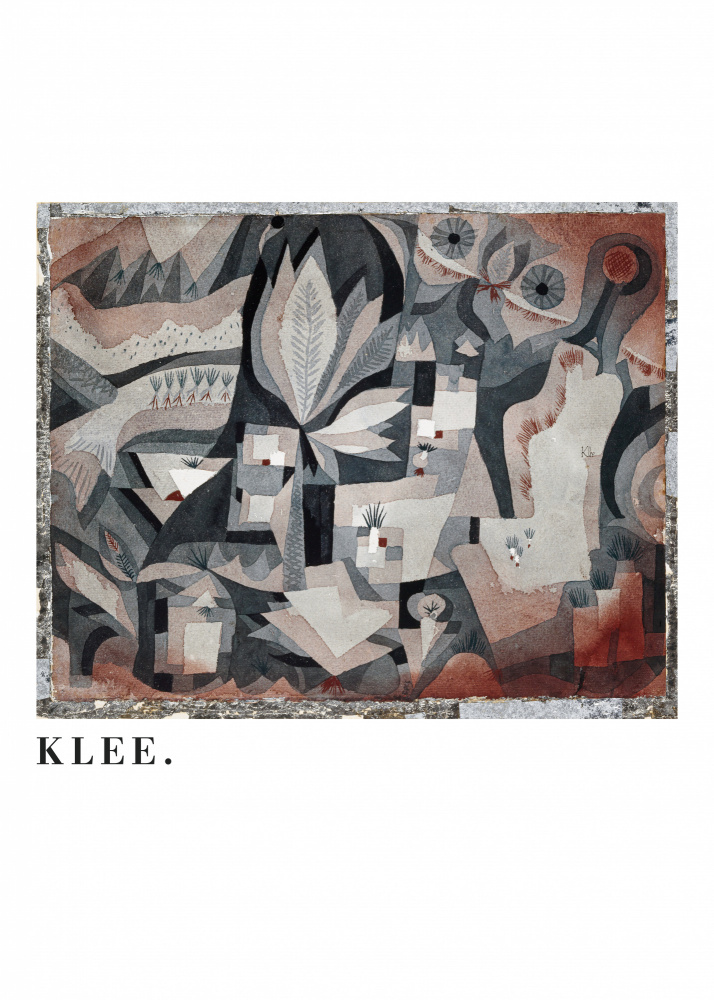 Trockenkühlergarten 1921 von Paul Klee