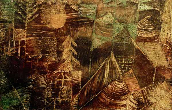 Wald-Einsiedelei, 1921, 225. von Paul Klee