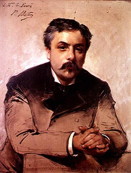 Portrait of Gabriel Faure (1845-1924) von Paul Mathey