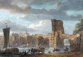 The Old Welsh Bridge, Shrewsbury  on