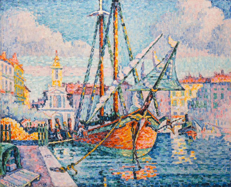 The Port, 1923 (oil on canvas) von Paul Signac