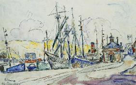 Der Hafen von Fecamp 1930