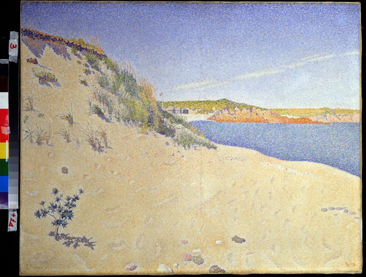 Strand bei Saint-Briac. Op. 212 (Sandufer des Meeres) von Paul Signac