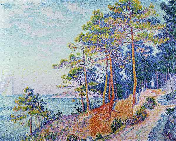 St. Tropez, the Custom's Path, 1905 von Paul Signac