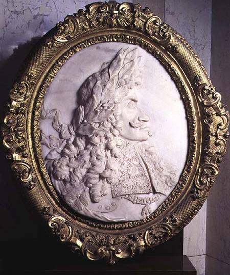 Leopold I King of Hungary and Holy Roman Emperor (1640-1705) relief portrait von Paul  Strudel