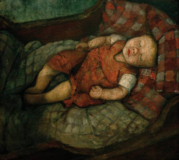 Schlafendes Kind von Paula Modersohn-Becker