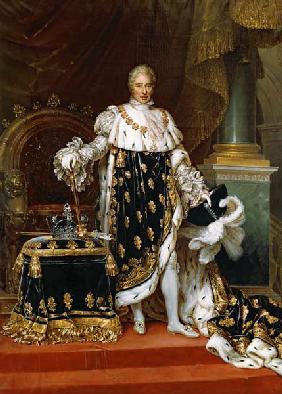 Portrait of Charles X (1757-1836) in Coronation Robes 1827