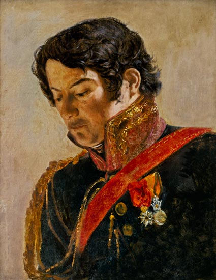 Study for a Portrait of Baron Dominique Larrey (1766-1843) von Paulin Jean Baptiste Guerin