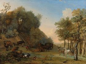 Orpheus und die Tiere 1650