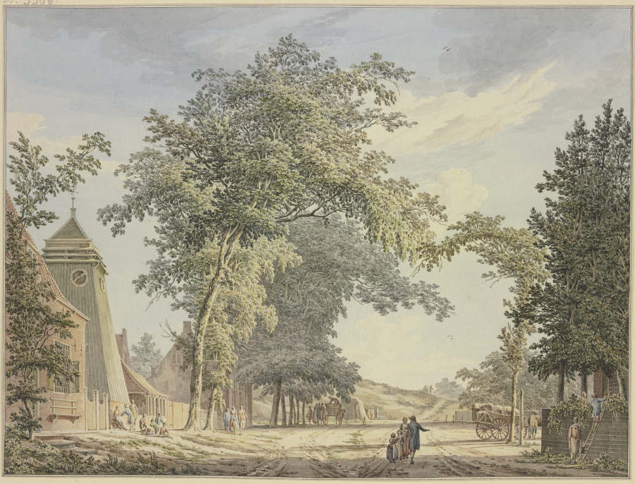 De Buurt Overveen bij Haarlem von Paulus van Liender